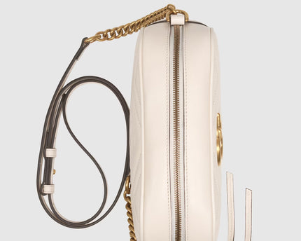 Sac pour appareil photo GG Marmont petit format - Blanc