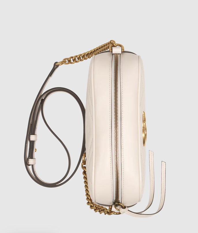 Sac pour appareil photo GG Marmont petit format - Blanc