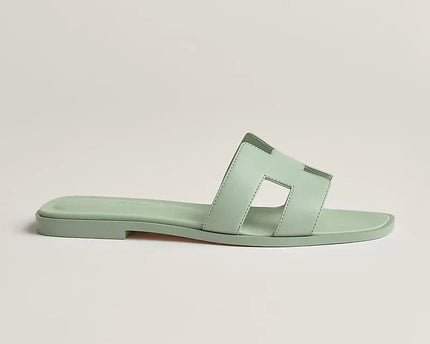 Hermes - Claquettes Vert d'eau