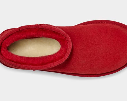 Botte UGG Classic Ultra Mini À Plateforme - Rouge