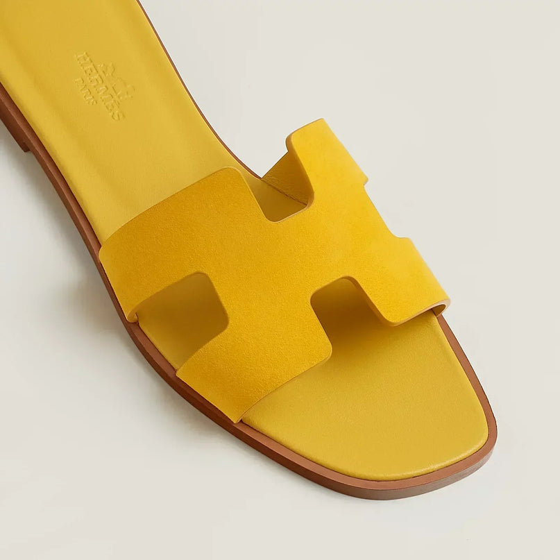 Sandales Oran - Jaune bouton d'or - Hermes