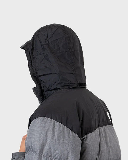 Grey Retro Nuptse 700 Pour Homme