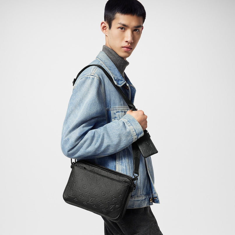 Sac Trio Messenger - LV - Full Black