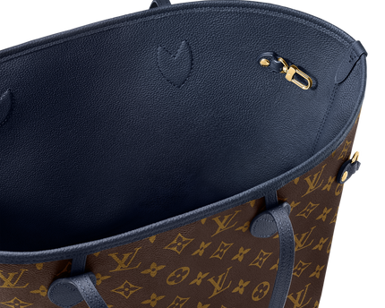 Sac Neverfull Inside Out MM - LV - Bleu