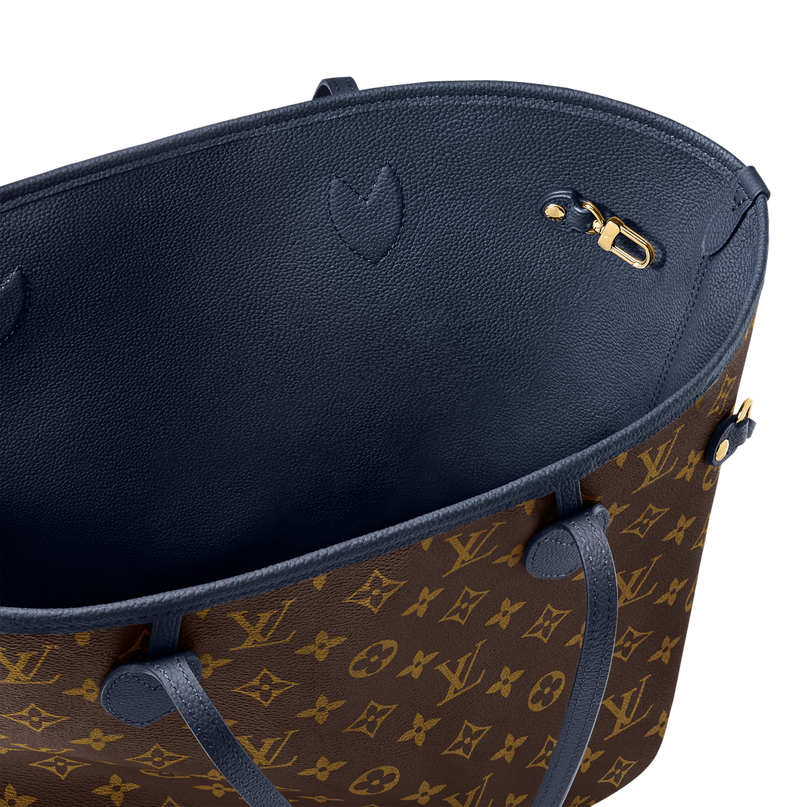 Sac Neverfull Inside Out MM - LV - Bleu