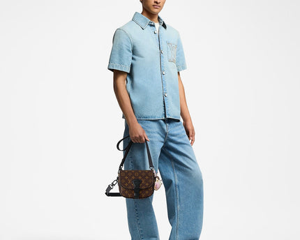 Sac Montsouris Messenger PM - LV - Marron