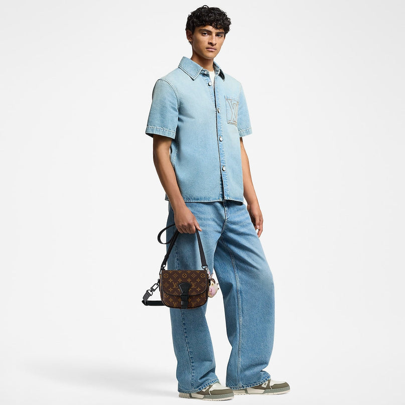 Sac Montsouris Messenger PM - LV - Marron