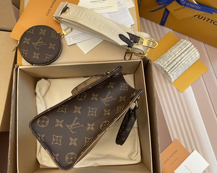 LV - Petit Cabas OnTheGo BB Maron double