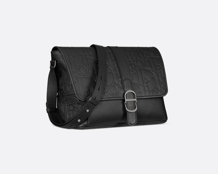 Sac Messenger à rabat Dior Daily Large - Noir