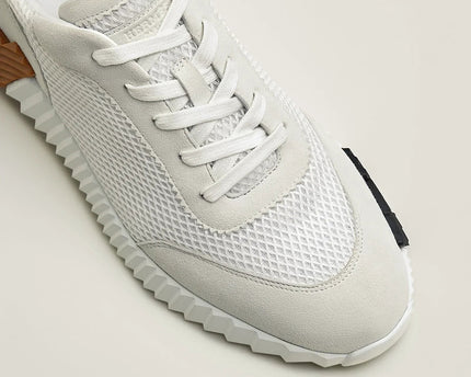 Hermès Bouncing blanc/maron/noir