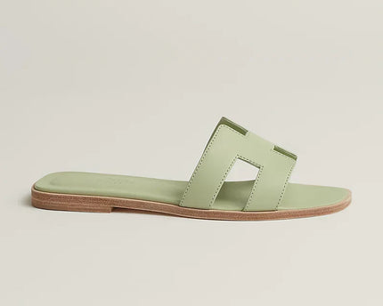 Hermes - Claquettes Vert de mer