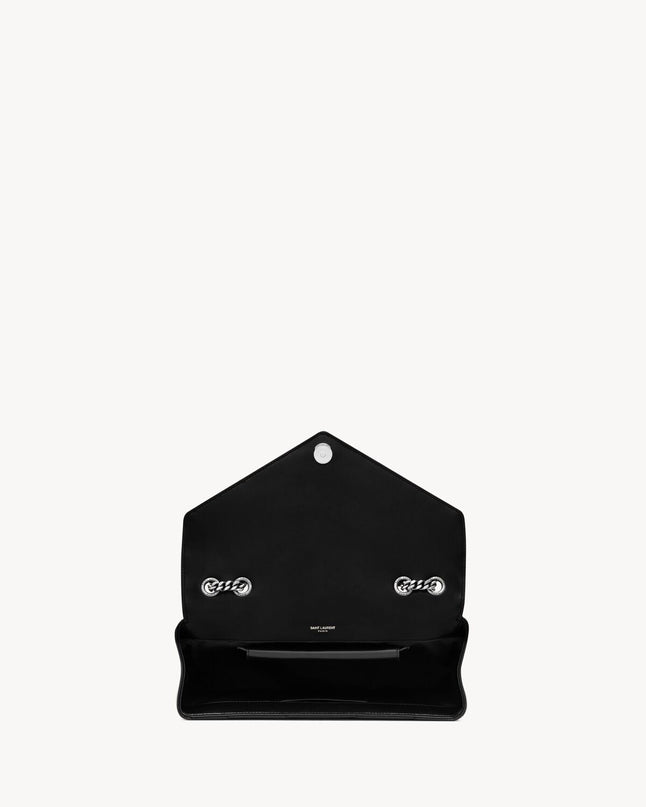 LOULOU SMALL EN CUIR MATELASSÉ  - YSL - Noir