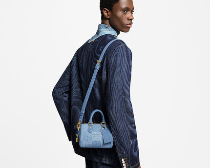 Sac Speedy Bandoulière 18 - LV - Bleu jeans