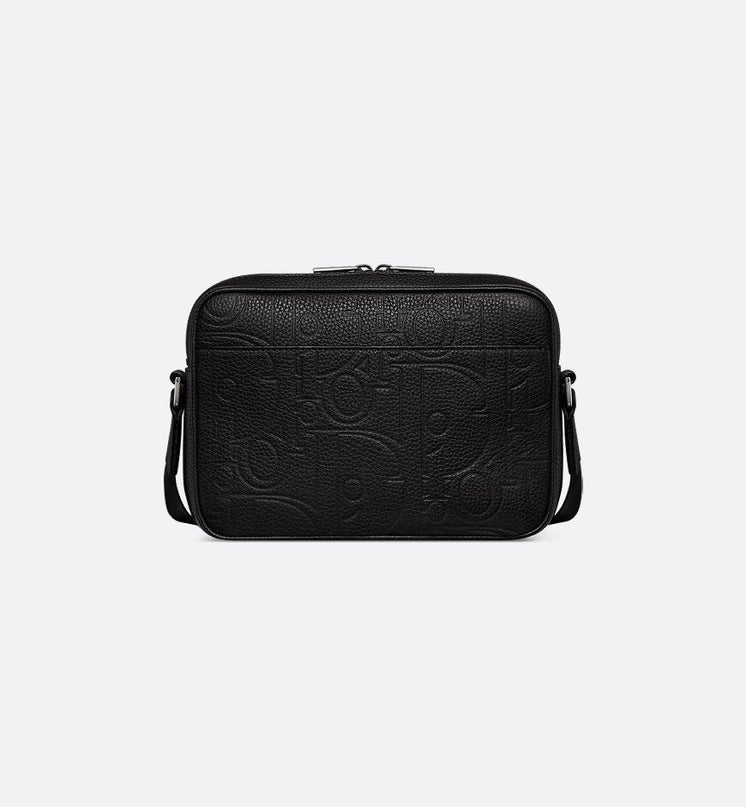 Sac Messenger zippé Rider 2.0 Cuir - Dior - Noir