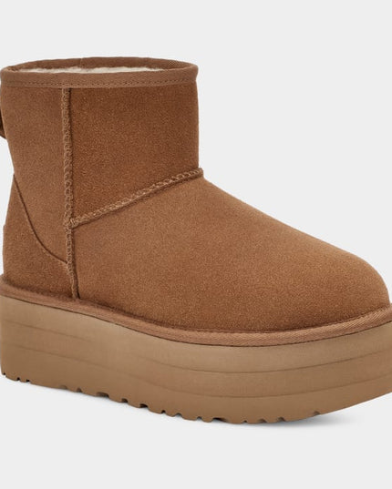 Botte UGG Classic Mini À Platforme - Marron