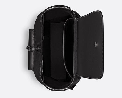 Sac à dos à rabat Saddle - Dior - Full Black