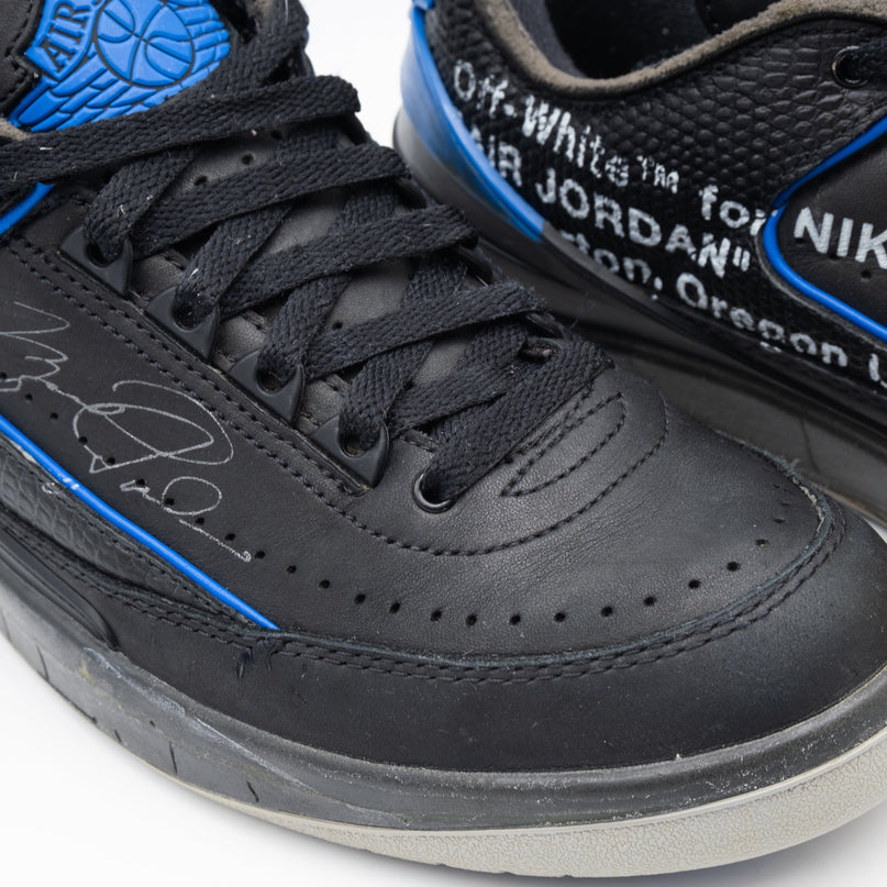 Air Jordan 2 Retro Low SP Off-White Black Blue