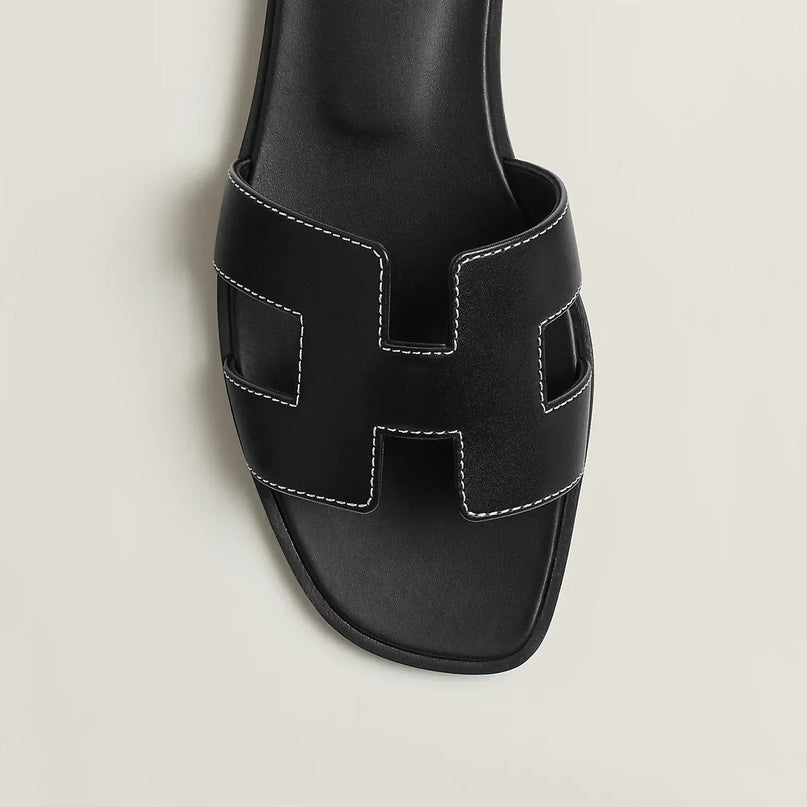 Sandales Oran Noir - Hermes
