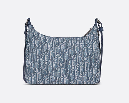 Sac Hobo Rider Soft Small Dior - Bleu
