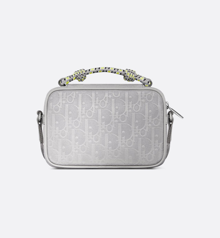 Mini sac zippé DIOR AND LEWIS HAMILTON - Gris
