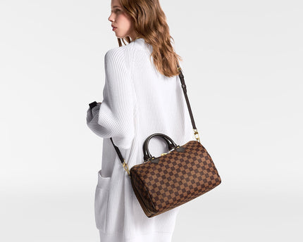 Sac Speedy Bandoulière 30 - LV - Marron clair
