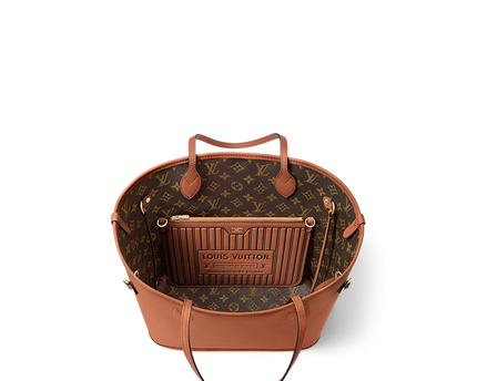 Sac Neverfull Inside Out MM - LV - Marron