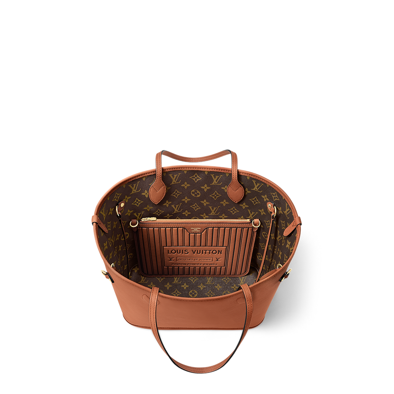Sac Neverfull Inside Out MM - LV - Marron