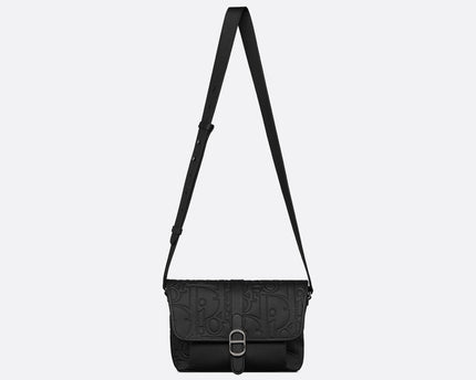 Sac Messenger à rabat Dior Daily Medium - Noir