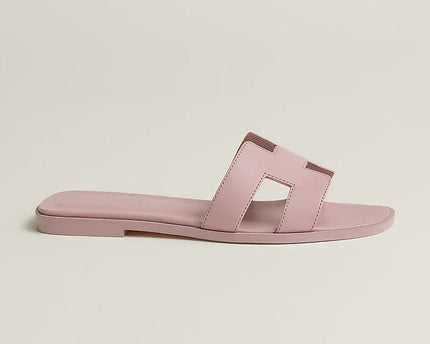 Hermes - Claquettes Rose Cancan