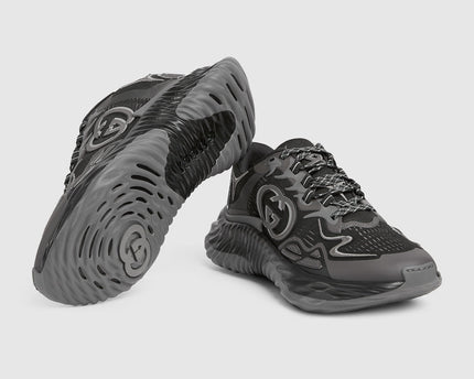 BASKETS GUCCI RIPPLE POUR HOMME  - NOIR