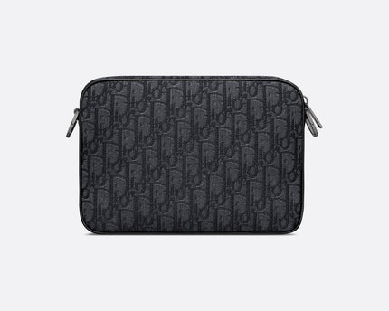 Triple Pouch Saddle Dior - Noir