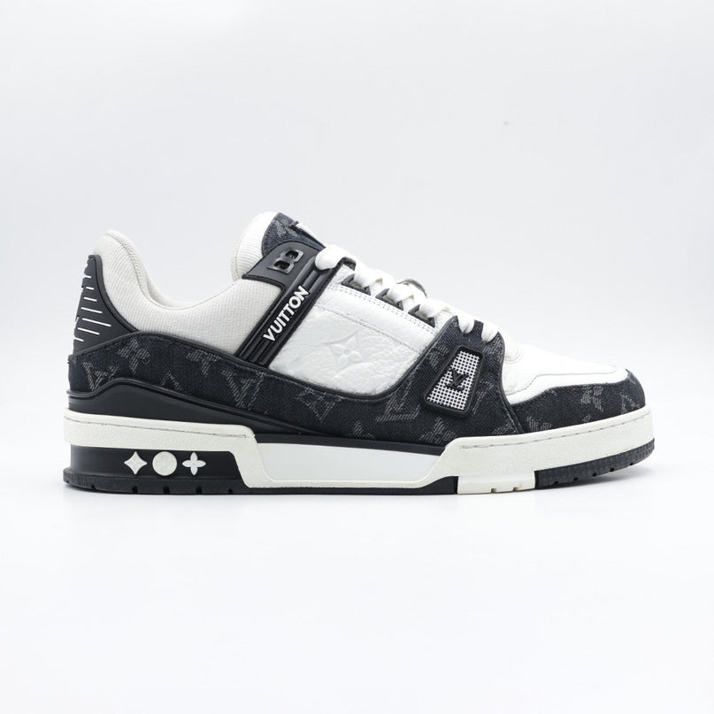 Sneaker LV Trainer White Black White