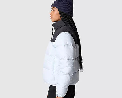 White Retro Nuptse 700 Pour Femme