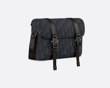 Sac Messenger à rabat Dior Hit The Road Noir
