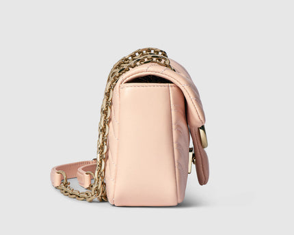 Sac à épaule GG Marmont petit format - Rose