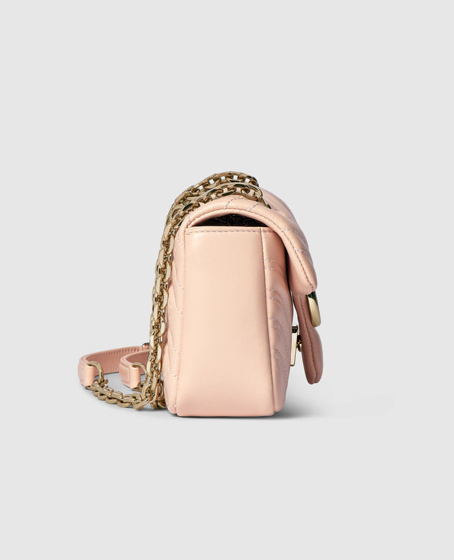 Sac à épaule GG Marmont petit format - Rose