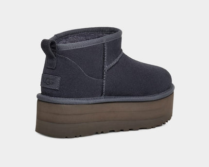 Botte UGG Classic Ultra Mini À Plateforme - Bleu