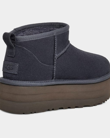 Botte UGG Classic Ultra Mini À Plateforme - Bleu