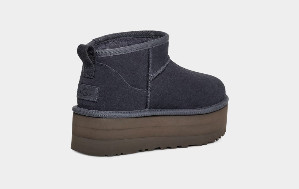 Botte UGG Classic Ultra Mini À Plateforme - Bleu
