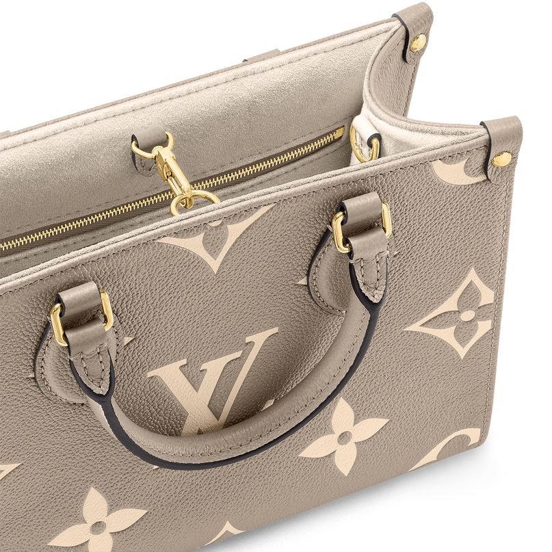 Cabas OnTheGo PM - LV - Gris Blanc
