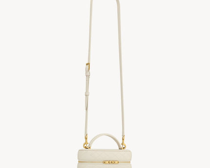 GABY VANITY BAG EN CUIR D’AGNEAU  - YSL - BLANC