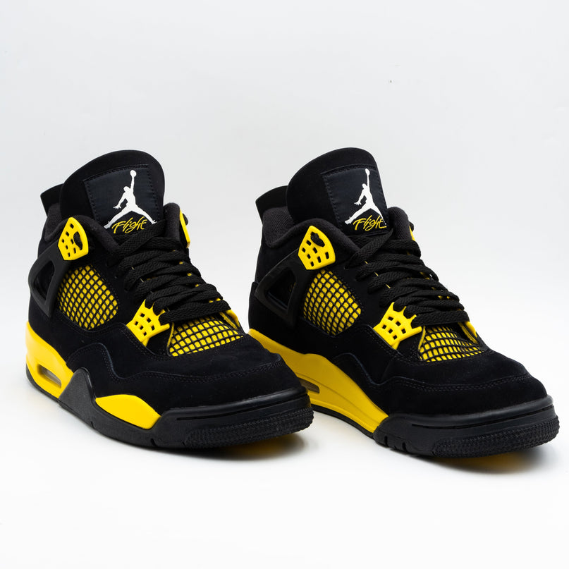 Air Jordan 4 Retro Thunder Black Yellow