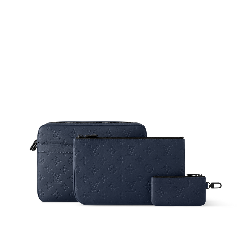 Sac Trio Messenger - LV - Bleu nuit