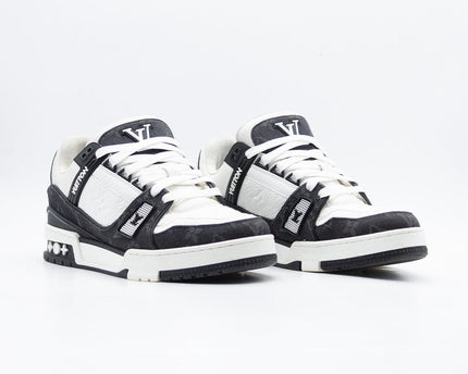 Sneaker LV Trainer White Black White