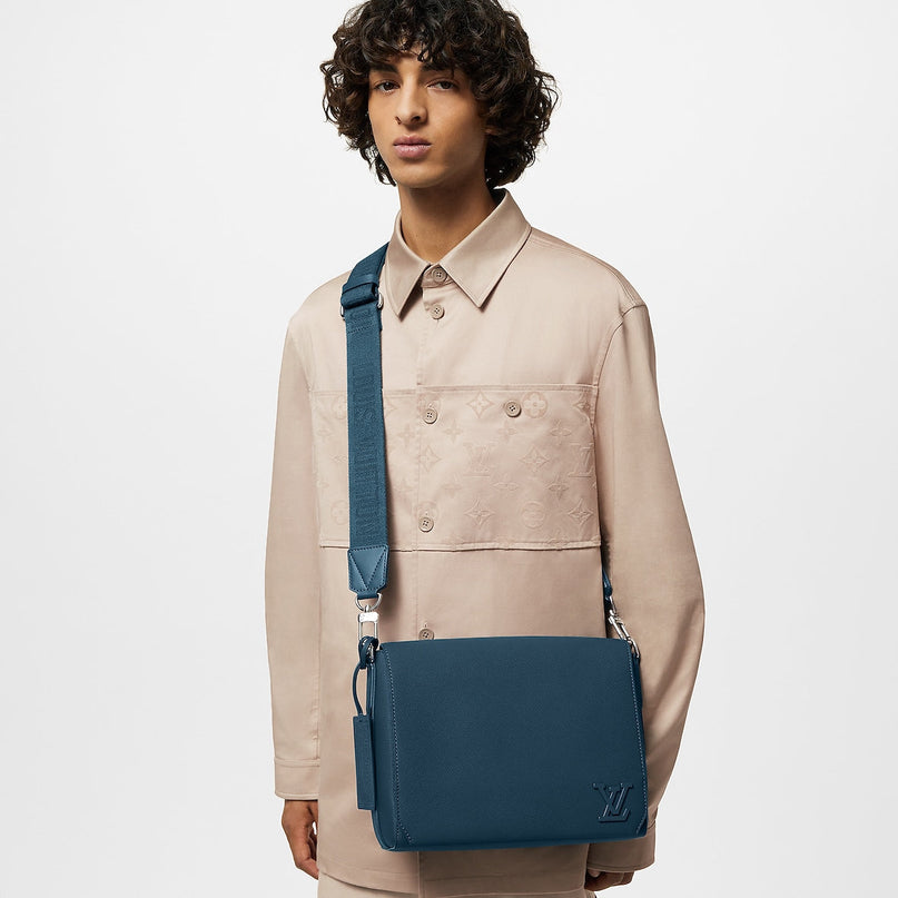 Sac messenger Takeoff - LV - Bleu