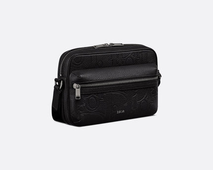 Sac Messenger zippé Rider 2.0 Dior -Noir