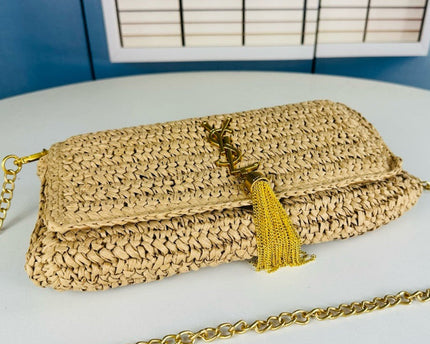 YSL - KATE 99 TASSEL IN RAFFIA