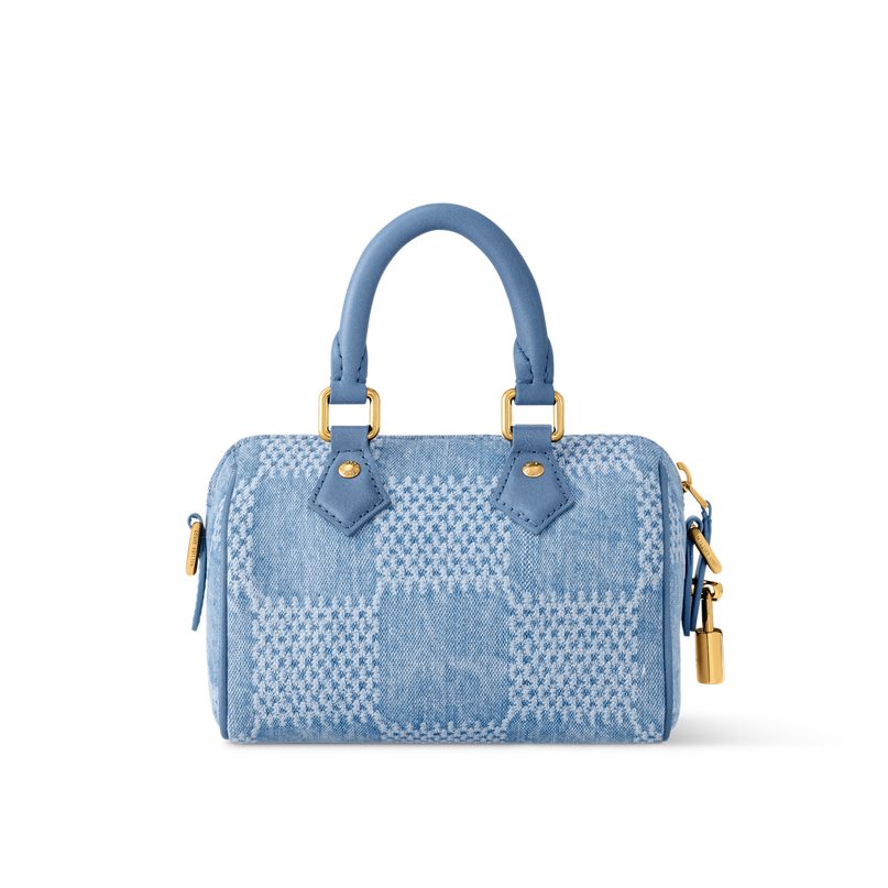 Sac Speedy Bandoulière 18 - LV - Bleu jeans