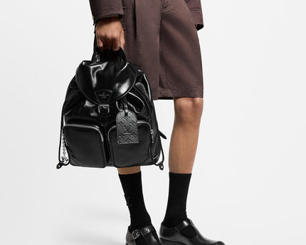 Sac à dos Montsouris Cargo - LV - Noir