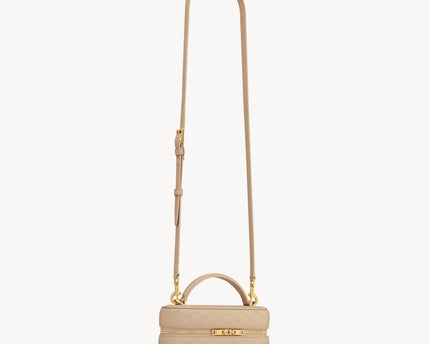 GABY VANITY EN CUIR D’AGNEAU  - YSL - BEIGE